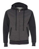 Independent Trading Co. - Unisex Heavyweight Varsity Full-Zip Hooded Sweatshirt - IND45UVZ