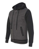 Independent Trading Co. - Unisex Heavyweight Varsity Full-Zip Hooded Sweatshirt - IND45UVZ