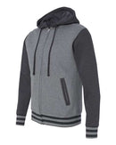 Independent Trading Co. - Unisex Heavyweight Varsity Full-Zip Hooded Sweatshirt - IND45UVZ