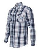 Burnside - Long Sleeve Plaid Shirt - 8202