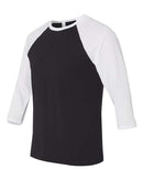 BELLA + CANVAS - Unisex Three-Quarter Sleeve Baseball Tee - 3200