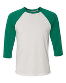 BELLA + CANVAS - Unisex Three-Quarter Sleeve Baseball Tee - 3200 (More Color)