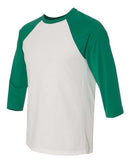 BELLA + CANVAS - Unisex Three-Quarter Sleeve Baseball Tee - 3200 (More Color)