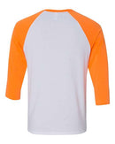 BELLA + CANVAS - Unisex Three-Quarter Sleeve Baseball Tee - 3200 (More Color)