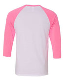 BELLA + CANVAS - Unisex Three-Quarter Sleeve Baseball Tee - 3200 (More Color)