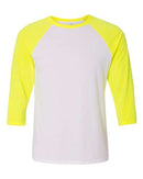 BELLA + CANVAS - Unisex Three-Quarter Sleeve Baseball Tee - 3200 (More Color)
