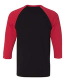BELLA + CANVAS - Unisex Three-Quarter Sleeve Baseball Tee - 3200