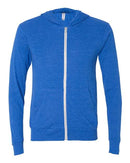 BELLA + CANVAS - Unisex Triblend Lightweight Full-Zip Hooded Long Sleeve Tee - 3939