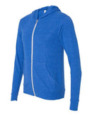 BELLA + CANVAS - Unisex Triblend Lightweight Full-Zip Hooded Long Sleeve Tee - 3939