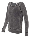 BELLA + CANVAS - Women’s Sponge Fleece Wide Neck Sweatshirt - 7501