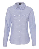 Burnside - Women's Textured Solid Long Sleeve Shirt - 5247