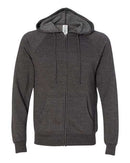 Independent Trading Co. - Unisex Special Blend Raglan Full-Zip Hooded Sweatshirt - PRM33SBZ