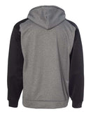 Badger - Pro Heather Colorblocked Hooded Sweatshirt - 1468