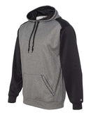 Badger - Pro Heather Colorblocked Hooded Sweatshirt - 1468