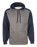 Badger - Pro Heather Colorblocked Hooded Sweatshirt - 1468