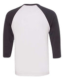 BELLA + CANVAS - Unisex Three-Quarter Sleeve Baseball Tee - 3200 (More Color)