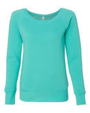 BELLA + CANVAS - Women’s Sponge Fleece Wide Neck Sweatshirt - 7501