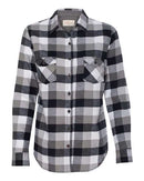 Weatherproof - Women's Vintage Brushed Flannel Long Sleeve Shirt - W164761