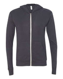 BELLA + CANVAS - Unisex Triblend Lightweight Full-Zip Hooded Long Sleeve Tee - 3939