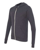 BELLA + CANVAS - Unisex Triblend Lightweight Full-Zip Hooded Long Sleeve Tee - 3939