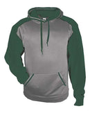 Badger - Pro Heather Colorblocked Hooded Sweatshirt - 1468