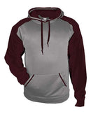 Badger - Pro Heather Colorblocked Hooded Sweatshirt - 1468