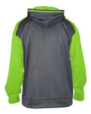 Badger - Pro Heather Colorblocked Hooded Sweatshirt - 1468