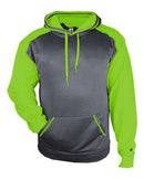 Badger - Pro Heather Colorblocked Hooded Sweatshirt - 1468