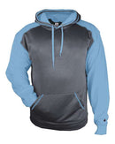 Badger - Pro Heather Colorblocked Hooded Sweatshirt - 1468