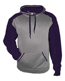 Badger - Pro Heather Colorblocked Hooded Sweatshirt - 1468