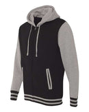 Independent Trading Co. - Unisex Heavyweight Varsity Full-Zip Hooded Sweatshirt - IND45UVZ