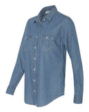 Weatherproof - Women's Vintage Denim Long Sleeve Shirt - W154695