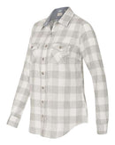 Weatherproof - Women's Vintage Brushed Flannel Long Sleeve Shirt - W164761