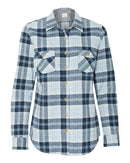 Weatherproof - Women's Vintage Brushed Flannel Long Sleeve Shirt - W164761