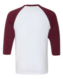 BELLA + CANVAS - Unisex Three-Quarter Sleeve Baseball Tee - 3200 (More Color)