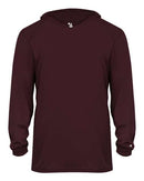 Badger - Youth B-Core Long Sleeve Hooded T-Shirt - 2105
