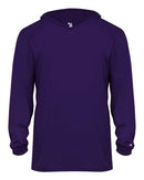 Badger - Youth B-Core Long Sleeve Hooded T-Shirt - 2105