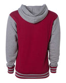Independent Trading Co. - Unisex Heavyweight Varsity Full-Zip Hooded Sweatshirt - IND45UVZ