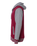 Independent Trading Co. - Unisex Heavyweight Varsity Full-Zip Hooded Sweatshirt - IND45UVZ