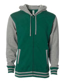 Independent Trading Co. - Unisex Heavyweight Varsity Full-Zip Hooded Sweatshirt - IND45UVZ
