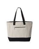 Q-Tees - 19L Zippered Tote - Q1300