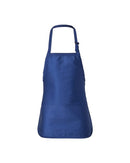 Q-Tees - Full-Length Apron with Pouch Pocket - Q4250