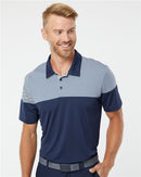 Adidas - Heathered 3-Stripes Colorblock Sport Shirt - A213
