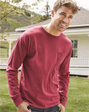 ComfortWash by Hanes - Garment Dyed Long Sleeve T-Shirt With a Pocket - GDH250