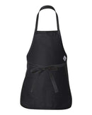 Q-Tees - Full-Length Apron with Pouch Pocket - Q4250
