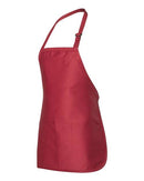 Q-Tees - Full-Length Apron with Pouch Pocket - Q4250