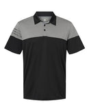 Adidas - Heathered 3-Stripes Colorblock Sport Shirt - A213
