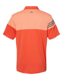 Adidas - Heathered 3-Stripes Colorblock Sport Shirt - A213