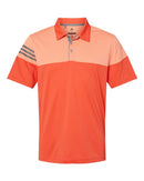 Adidas - Heathered 3-Stripes Colorblock Sport Shirt - A213