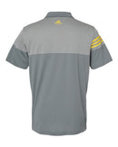 Adidas - Heathered 3-Stripes Colorblock Sport Shirt - A213